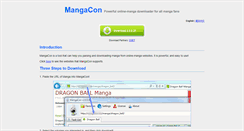 Desktop Screenshot of mangacon.net