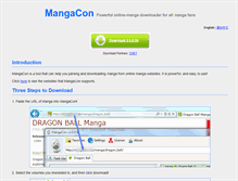 Tablet Screenshot of mangacon.net